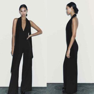 Zara black jumpsuit